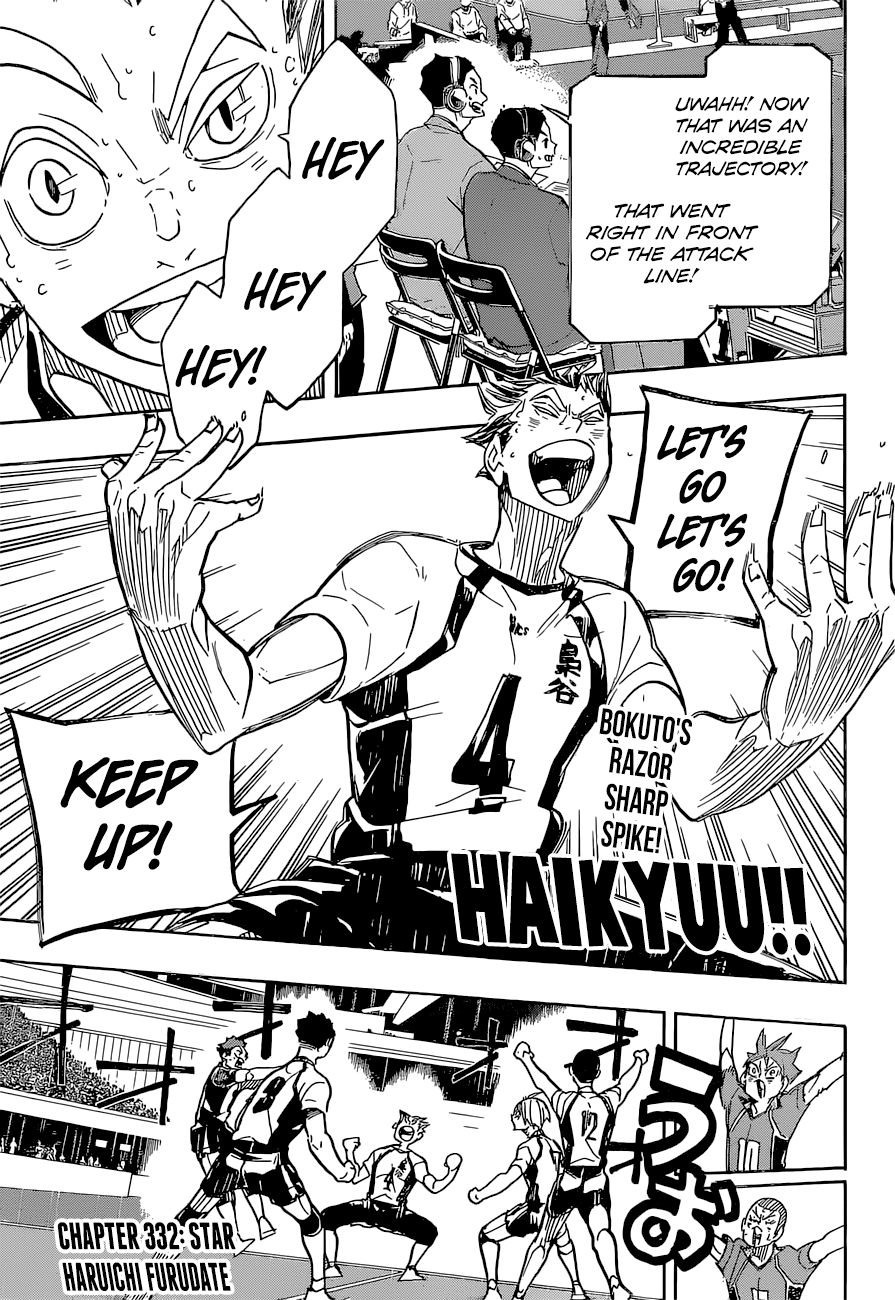 Haikyuu!! chapter 332 page 1