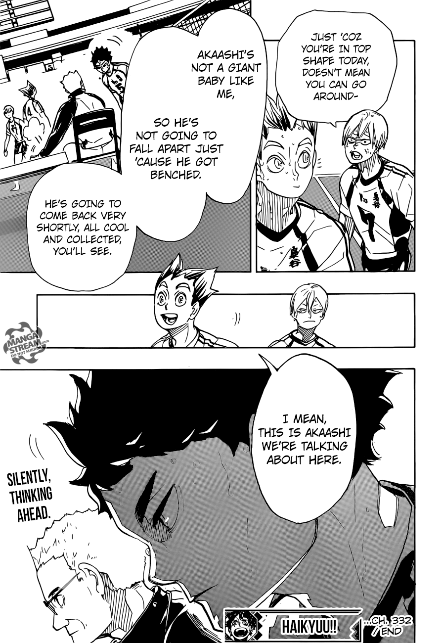 Haikyuu!! chapter 332 page 18