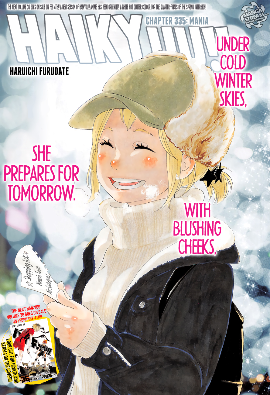 Haikyuu!! chapter 335 page 1