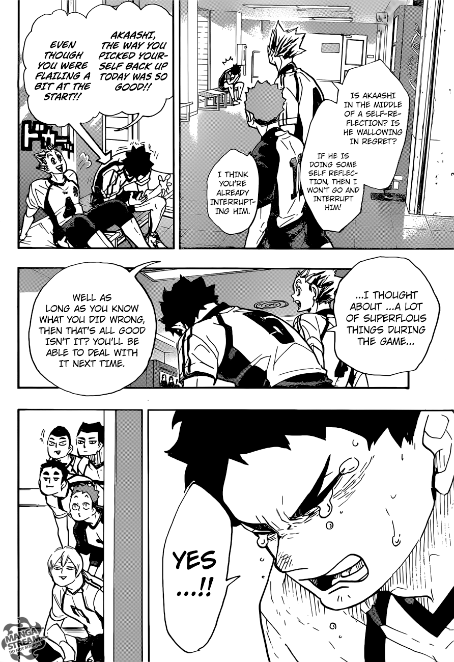 Haikyuu!! chapter 337 page 14