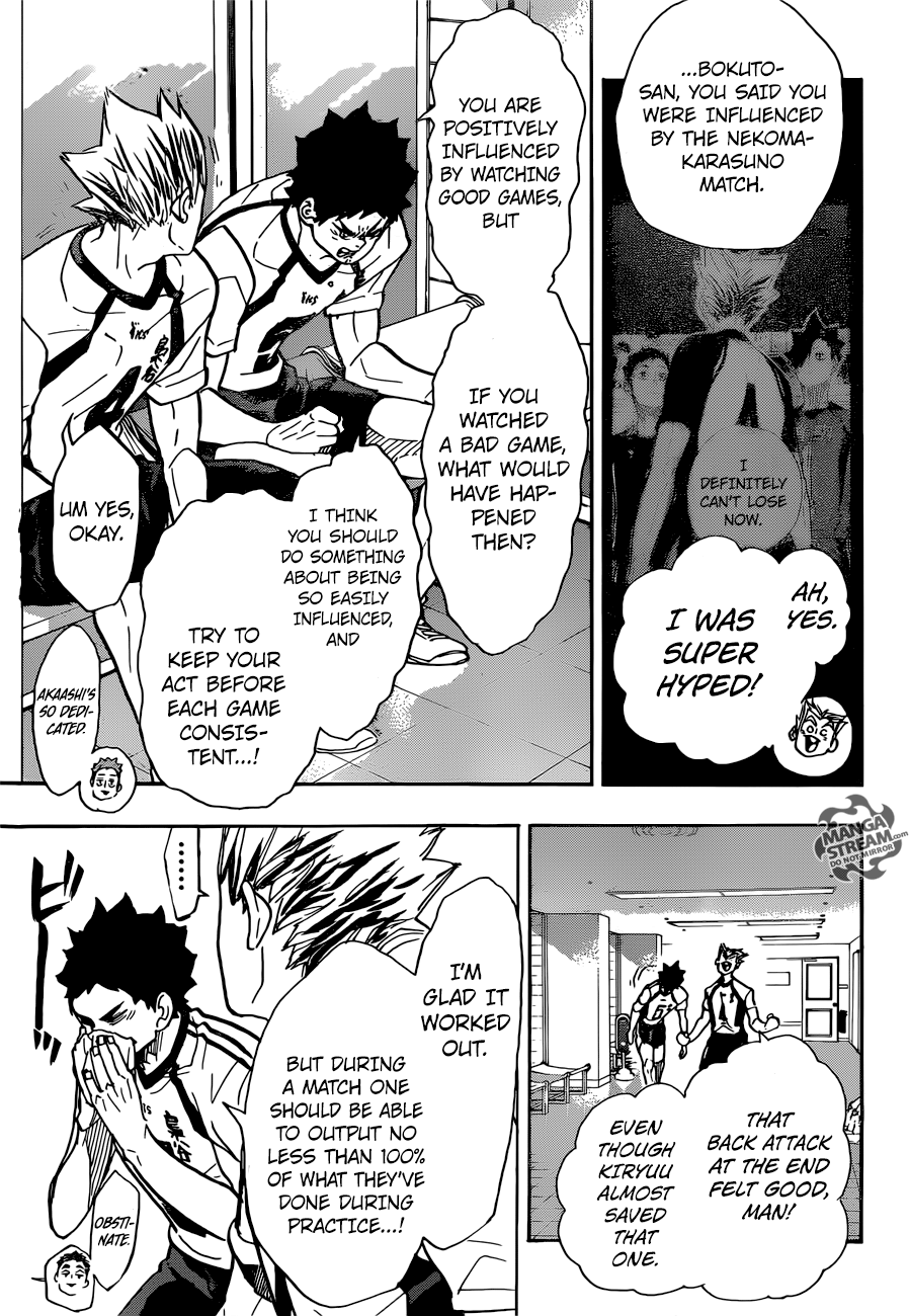 Haikyuu!! chapter 337 page 15