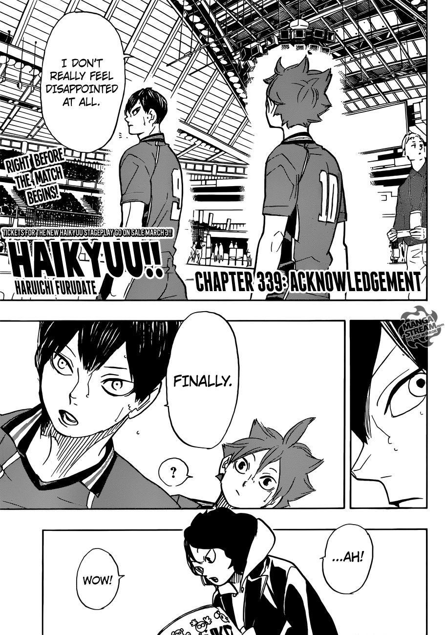 Haikyuu!! chapter 339 page 1