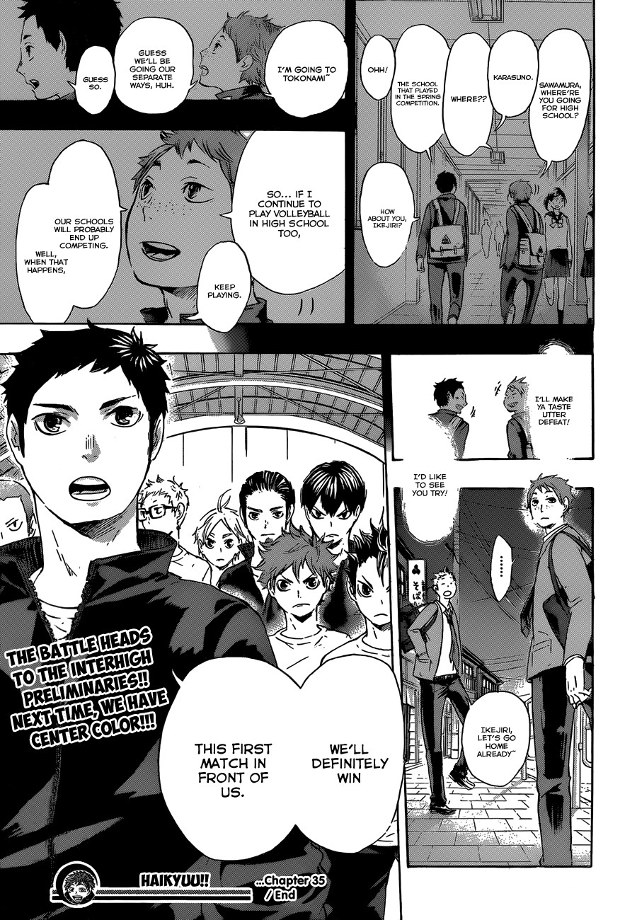 Haikyuu!! chapter 35 page 22