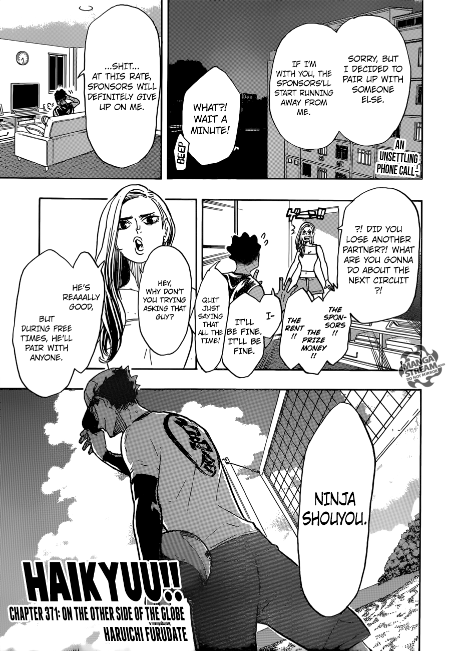 Haikyuu!! chapter 371 page 1