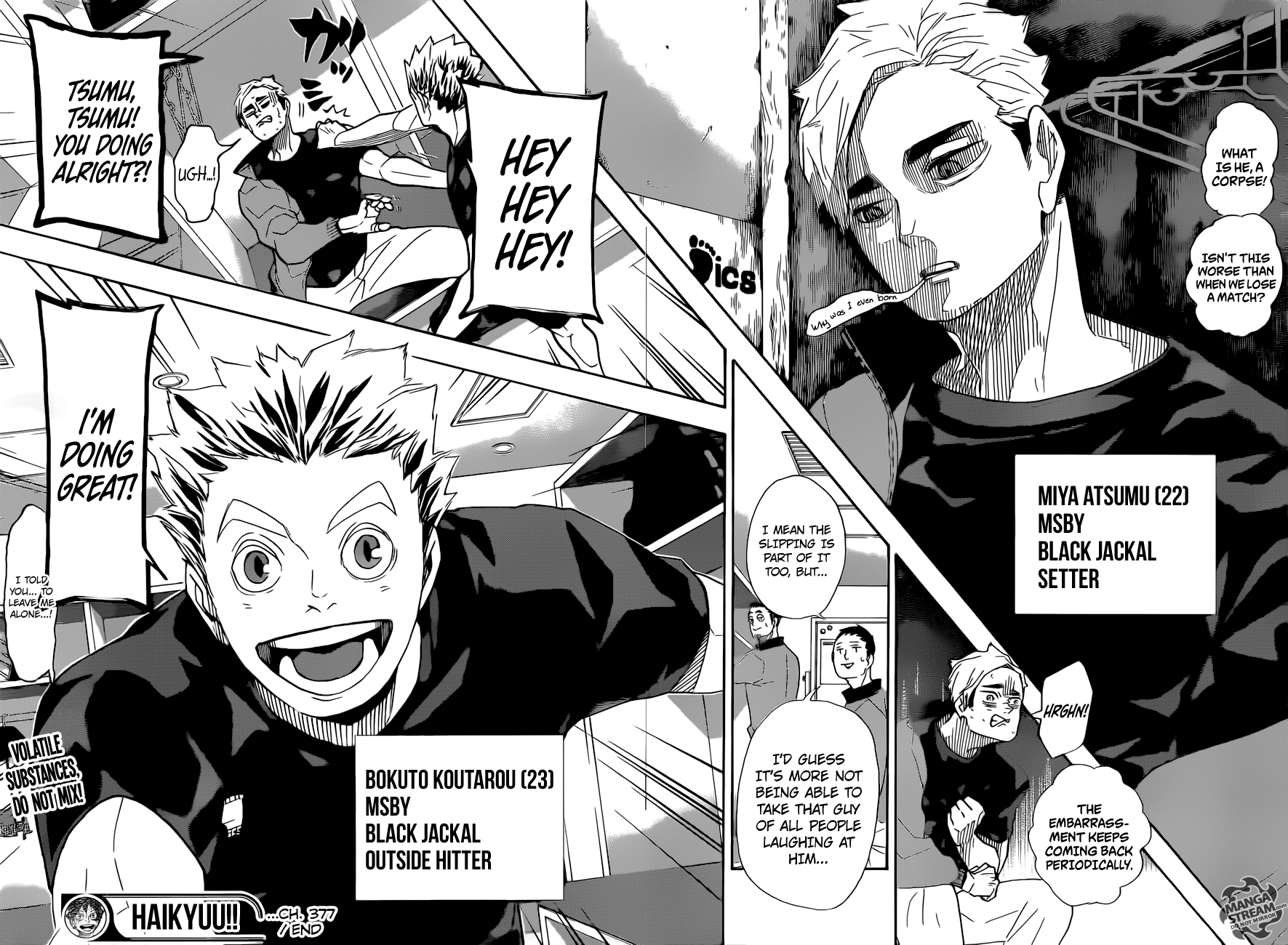 Haikyuu!! chapter 377 page 18