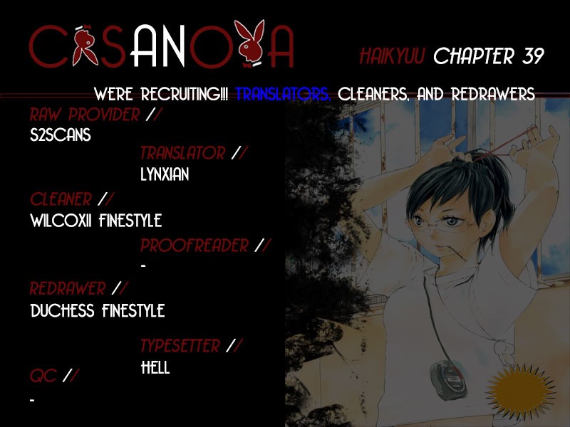 Haikyuu!! chapter 39 page 1