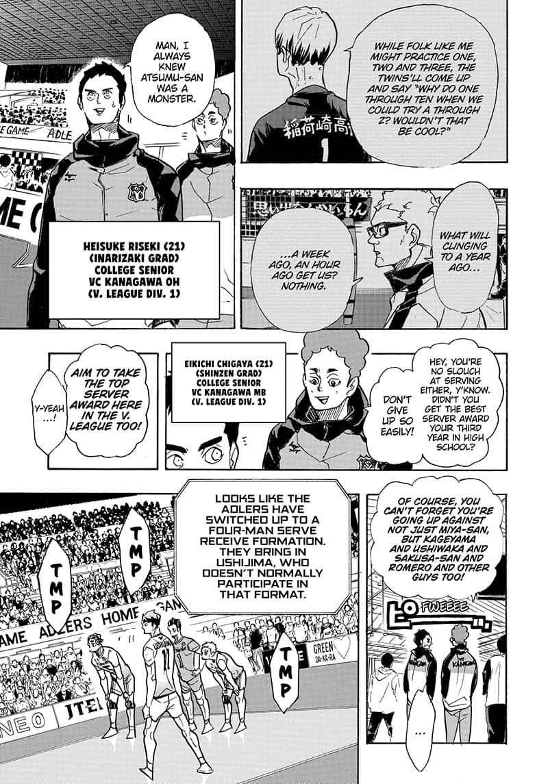 Haikyuu!! chapter 391 page 6