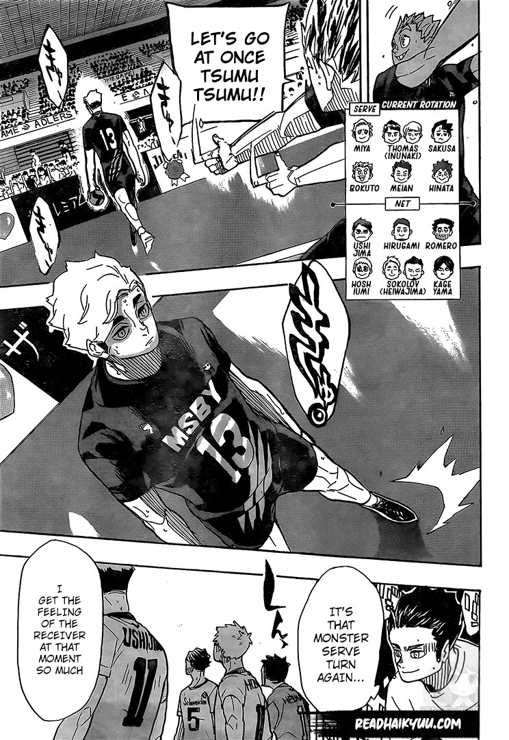 Haikyuu!! chapter 393 page 3