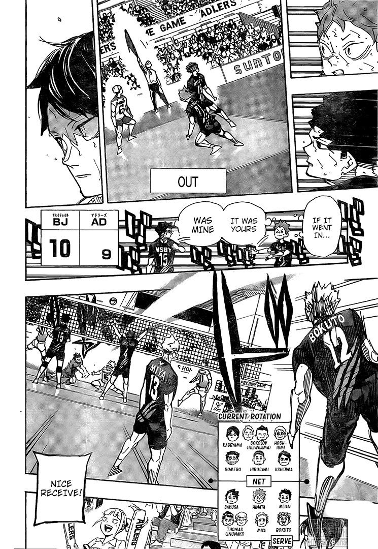 Haikyuu!! chapter 397 page 6