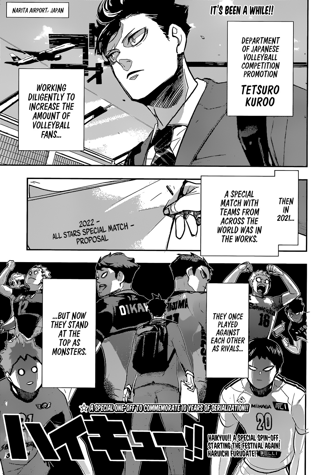 Haikyuu!! chapter 402.5 page 1