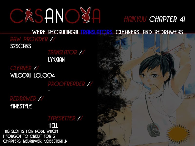 Haikyuu!! chapter 41 page 1