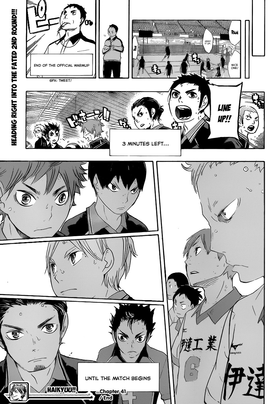 Haikyuu!! chapter 41 page 21