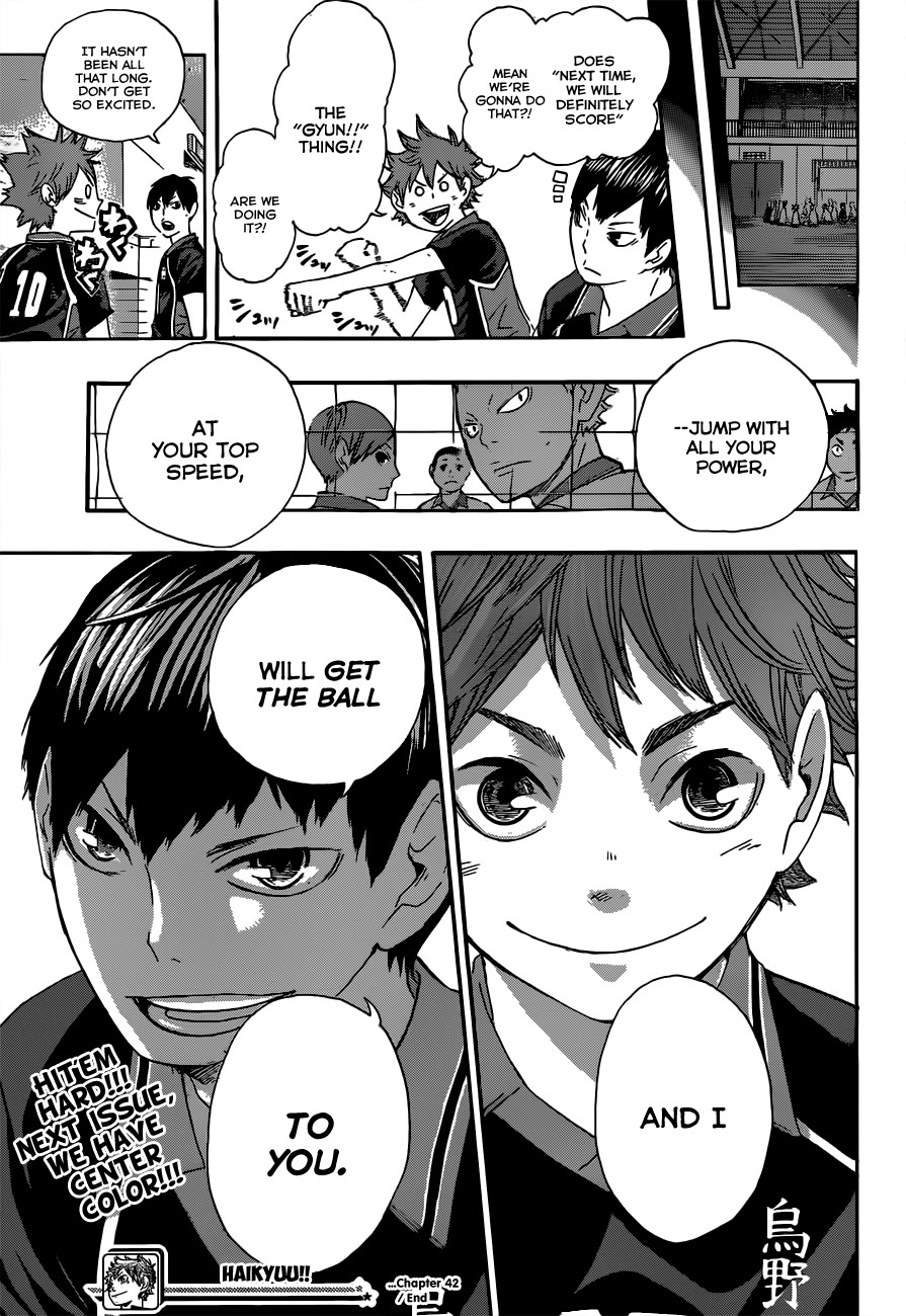 Haikyuu!! chapter 42 page 20