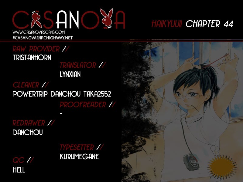 Haikyuu!! chapter 44 page 1