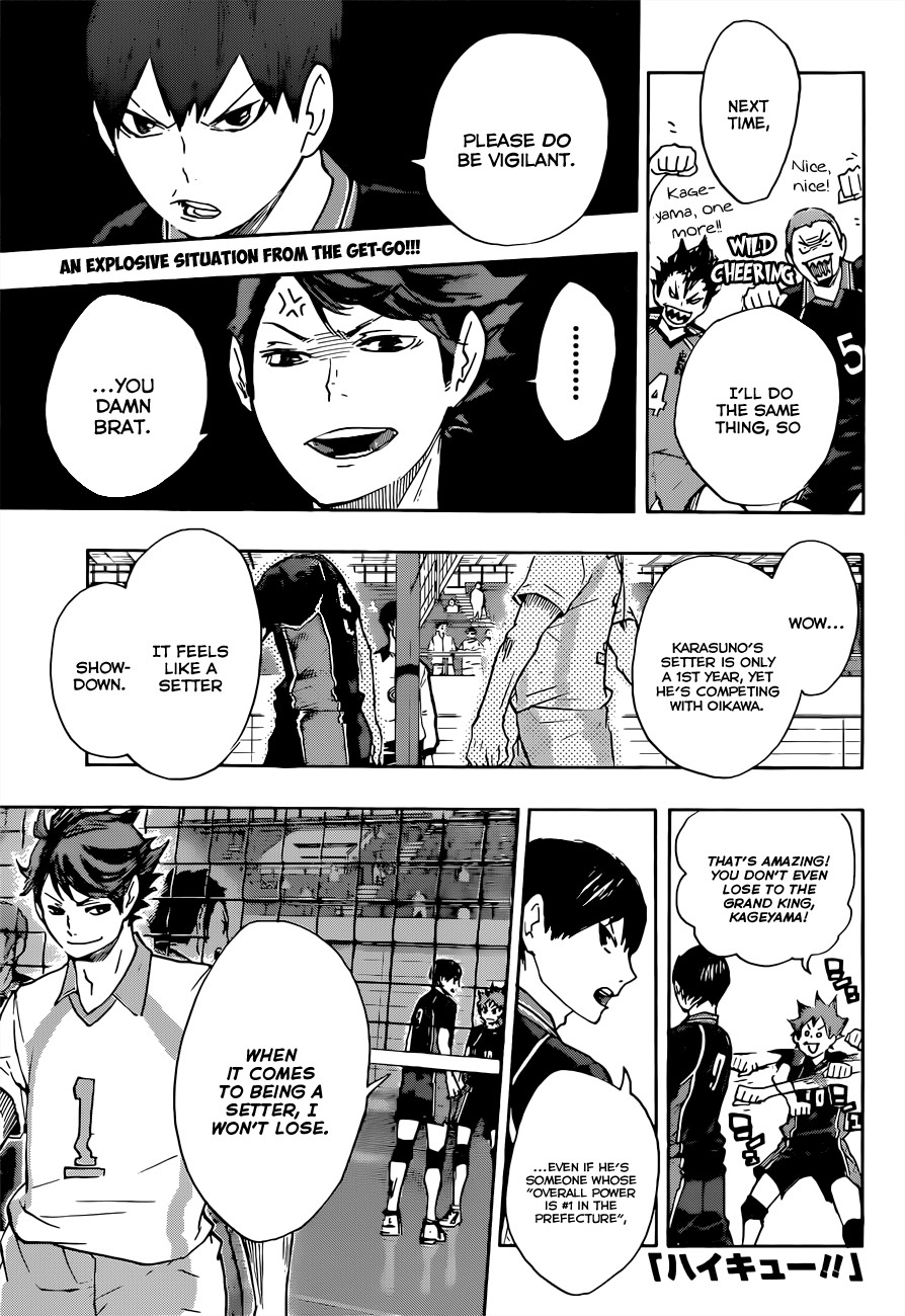Haikyuu!! chapter 50 page 3