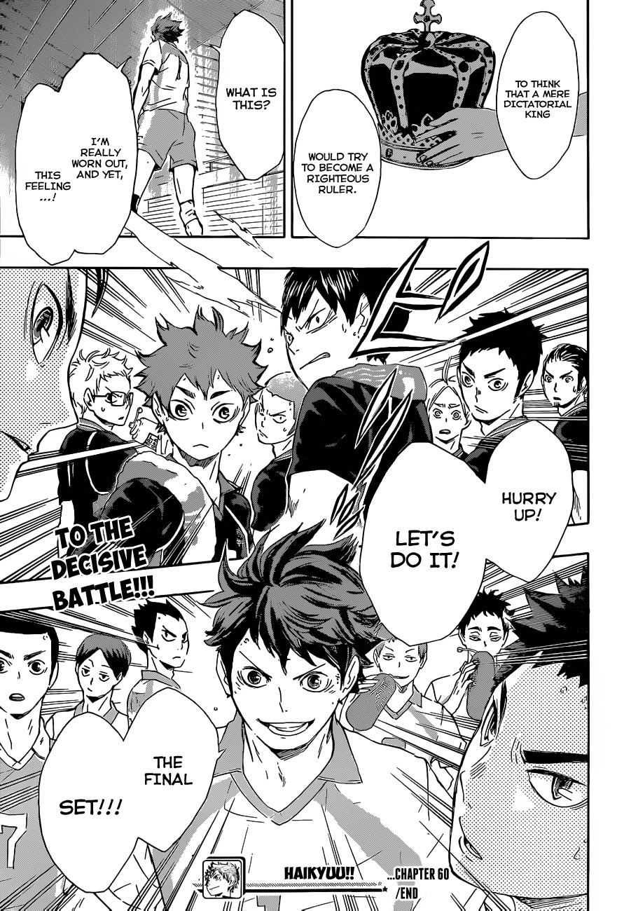 Haikyuu!! chapter 60 page 19