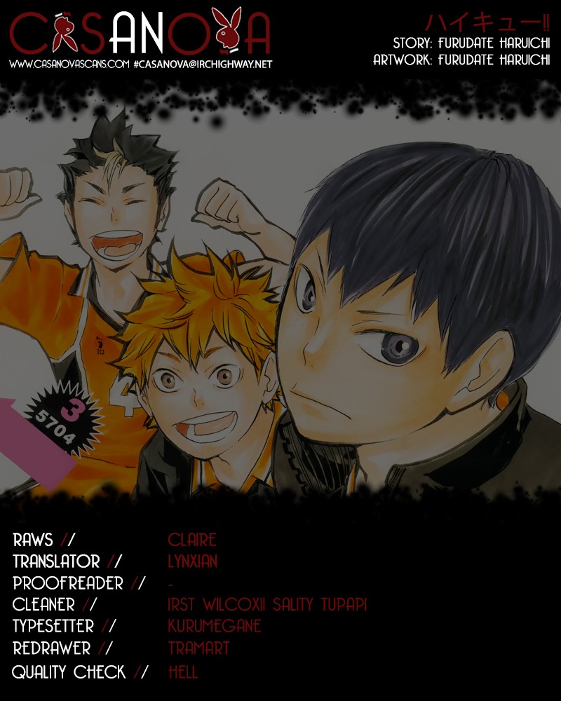Haikyuu!! chapter 71 page 1