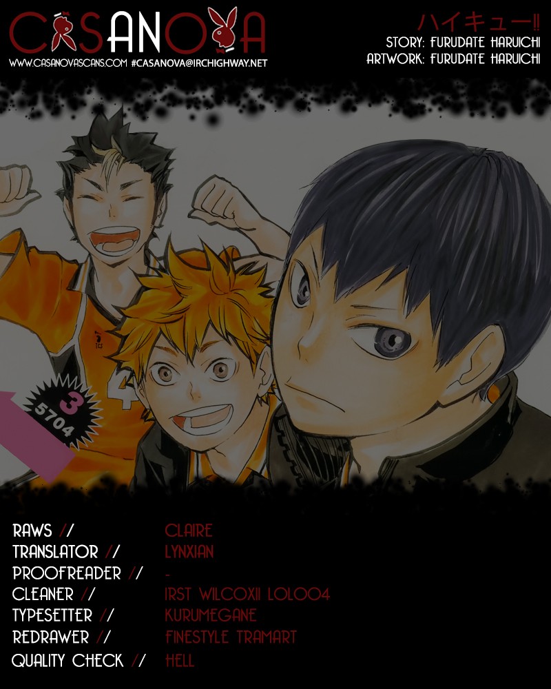 Haikyuu!! chapter 72 page 1