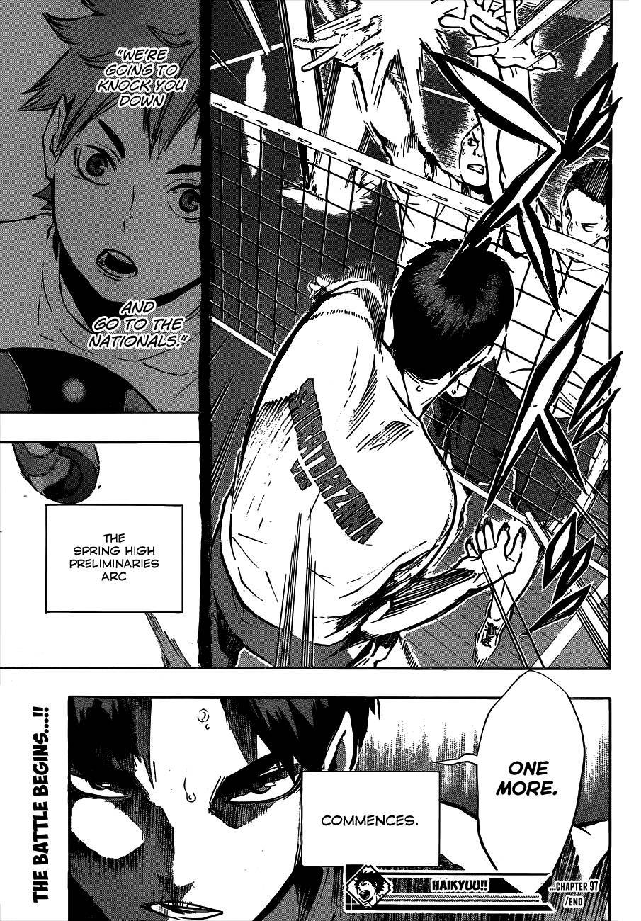 Haikyuu!! chapter 97 page 19