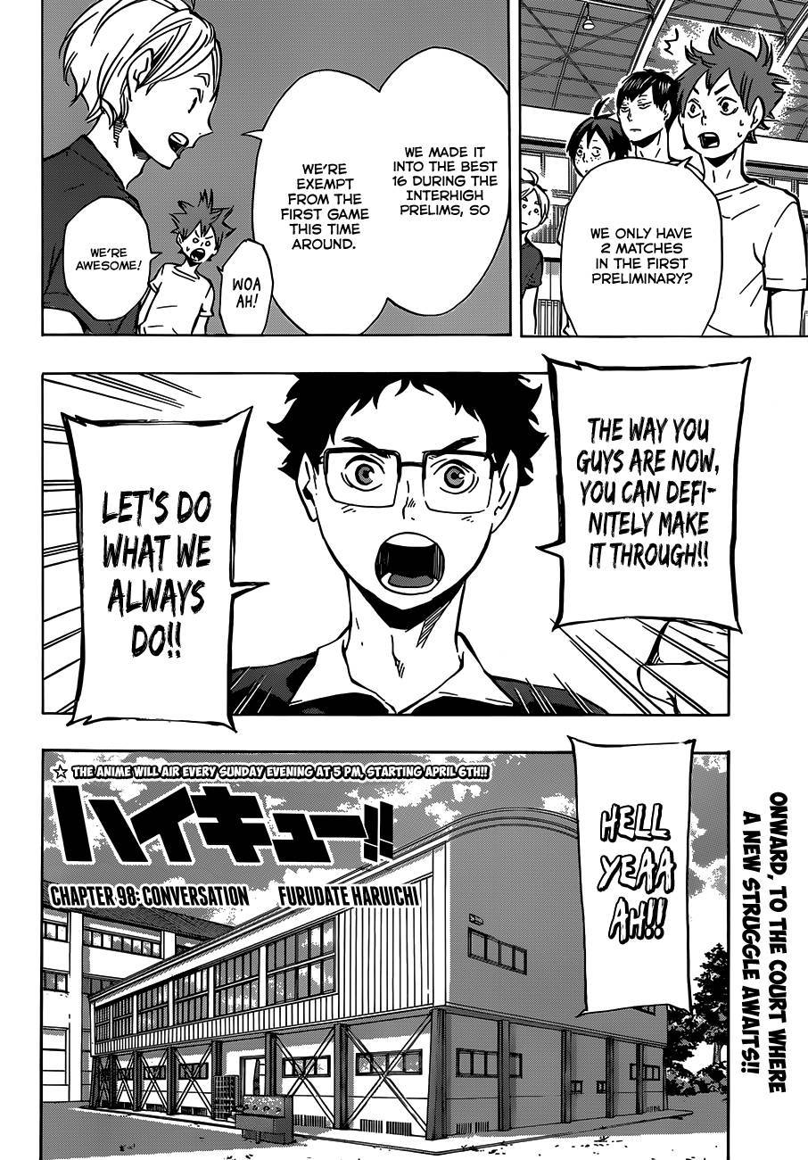 Haikyuu!! chapter 98 page 3