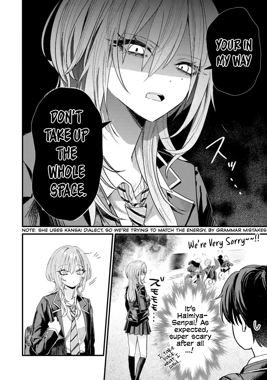 Haimiya-Senpai is Scary But Cute chapter 2 page 3