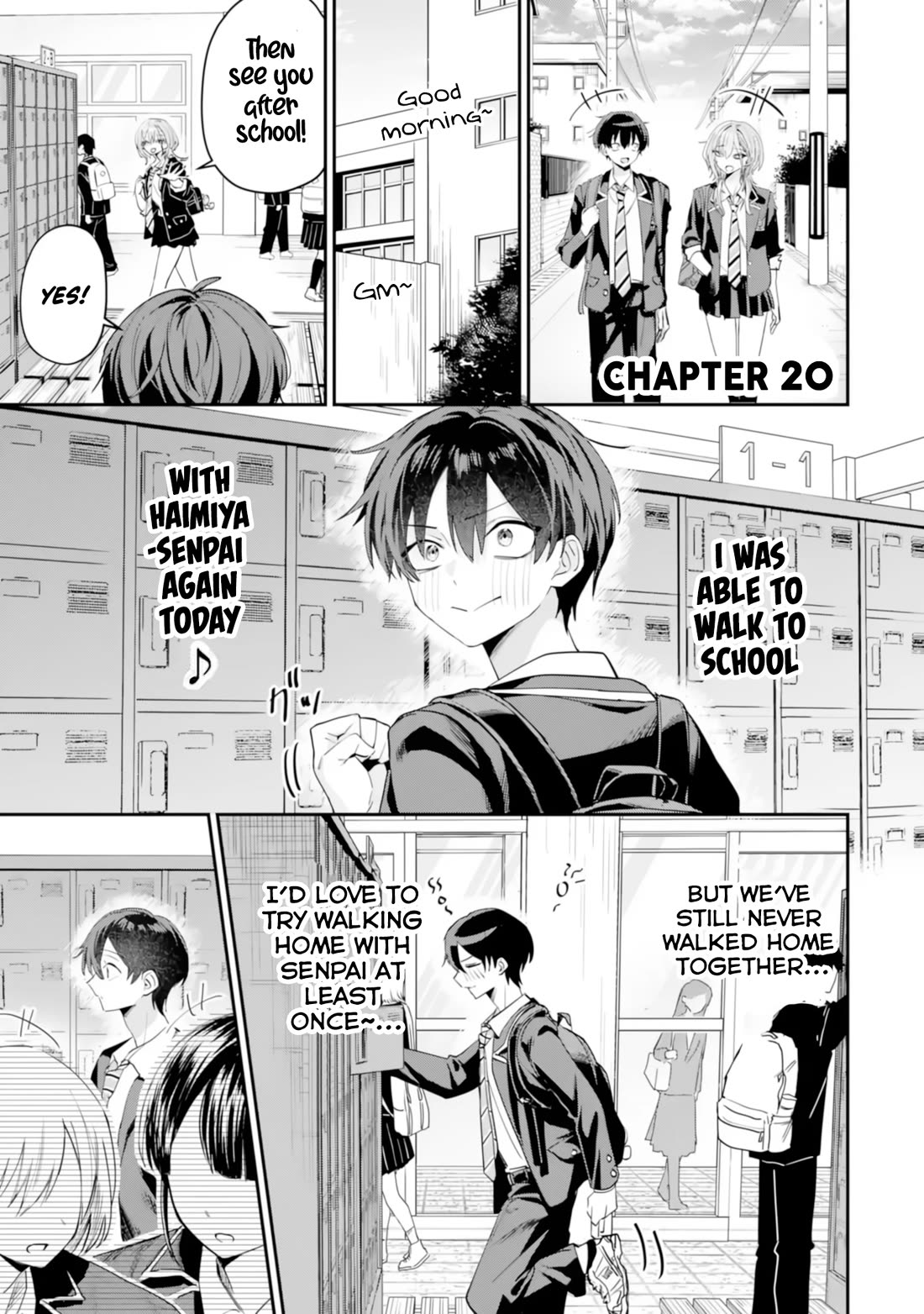 Haimiya-Senpai is Scary But Cute chapter 20 page 2
