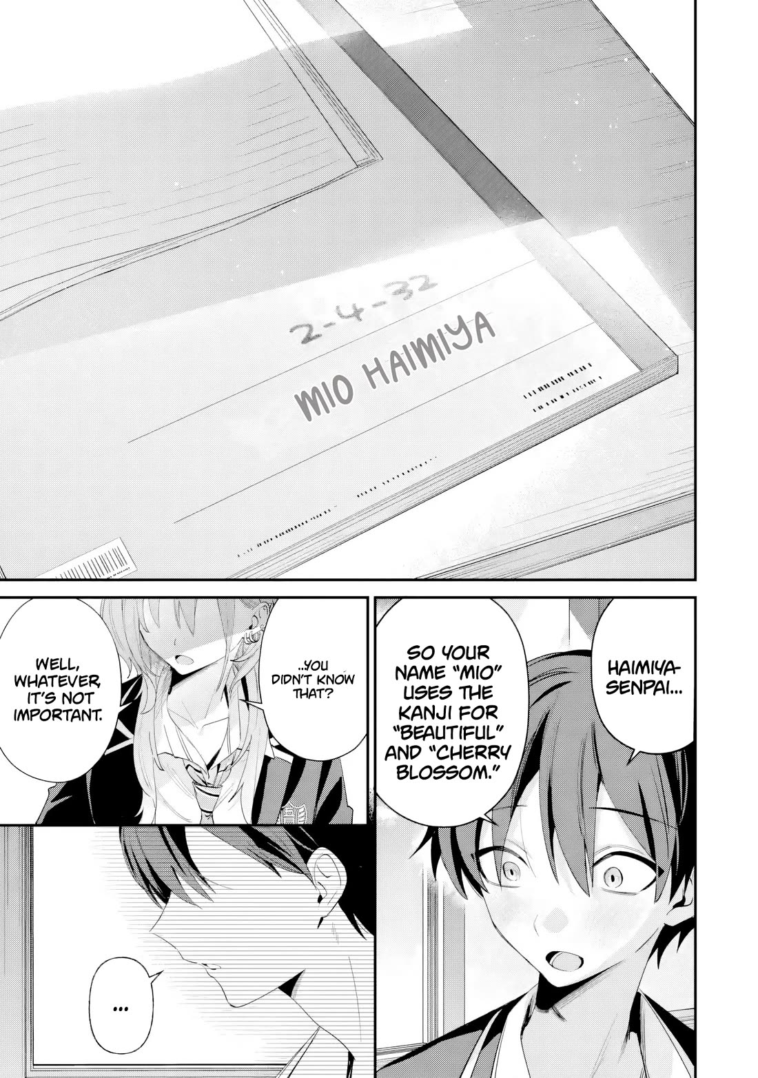 Haimiya-Senpai is Scary But Cute chapter 23 page 4