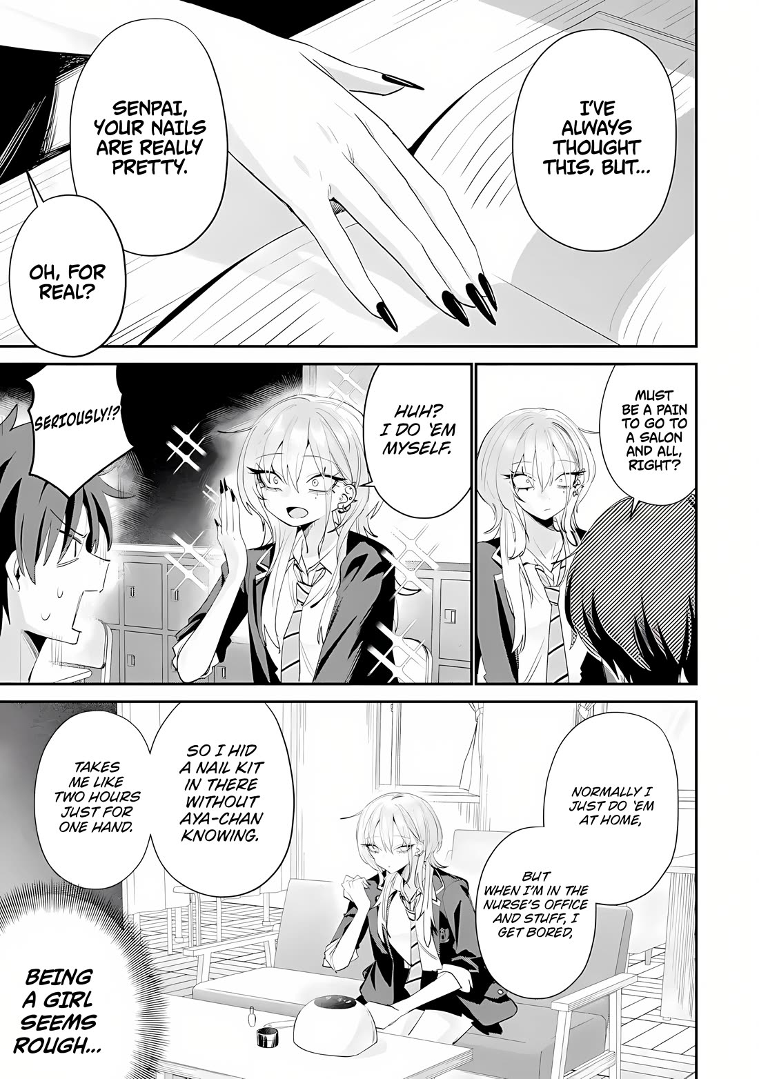Haimiya-Senpai is Scary But Cute chapter 24 page 8