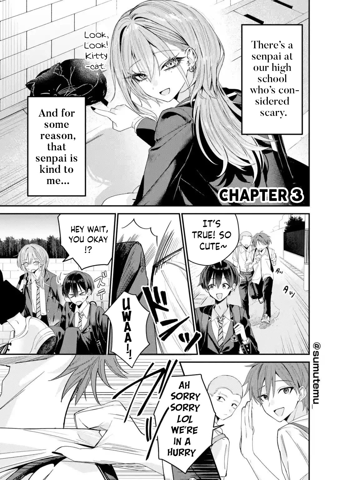 Haimiya-Senpai is Scary But Cute chapter 3 page 2