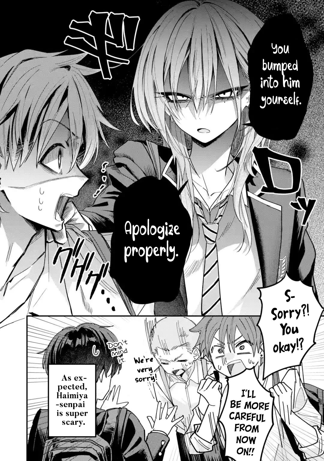Haimiya-Senpai is Scary But Cute chapter 3 page 3