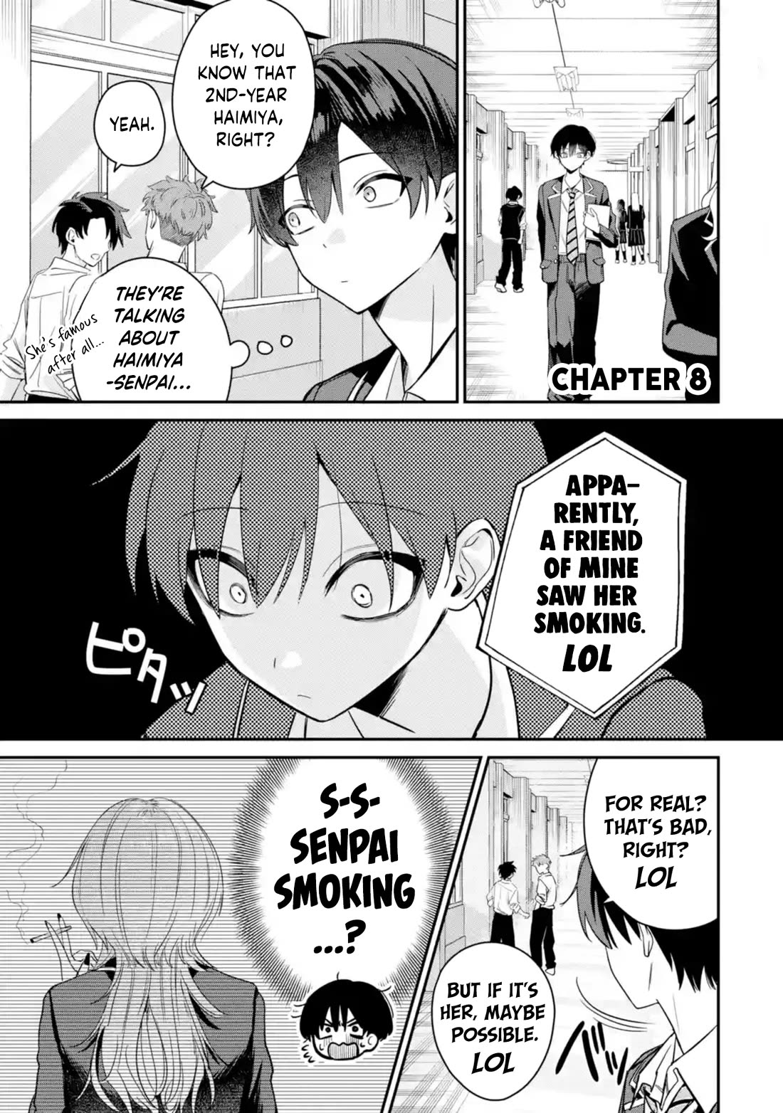 Haimiya-Senpai is Scary But Cute chapter 8 page 2