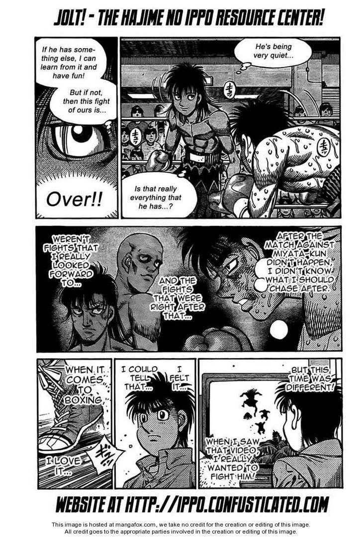 Hajime no Ippo chapter 883 page 9