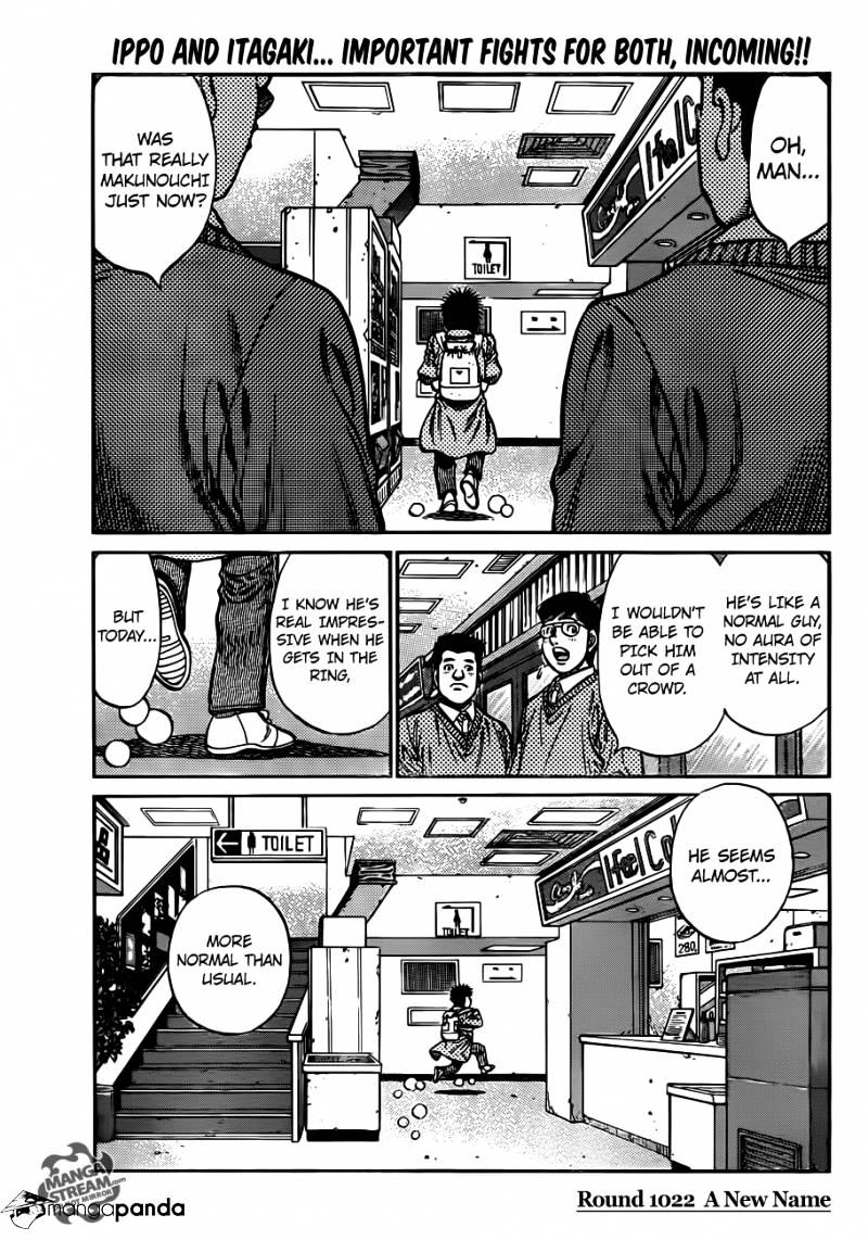 Hajime no Ippo – The First Step chapter 1022 page 2