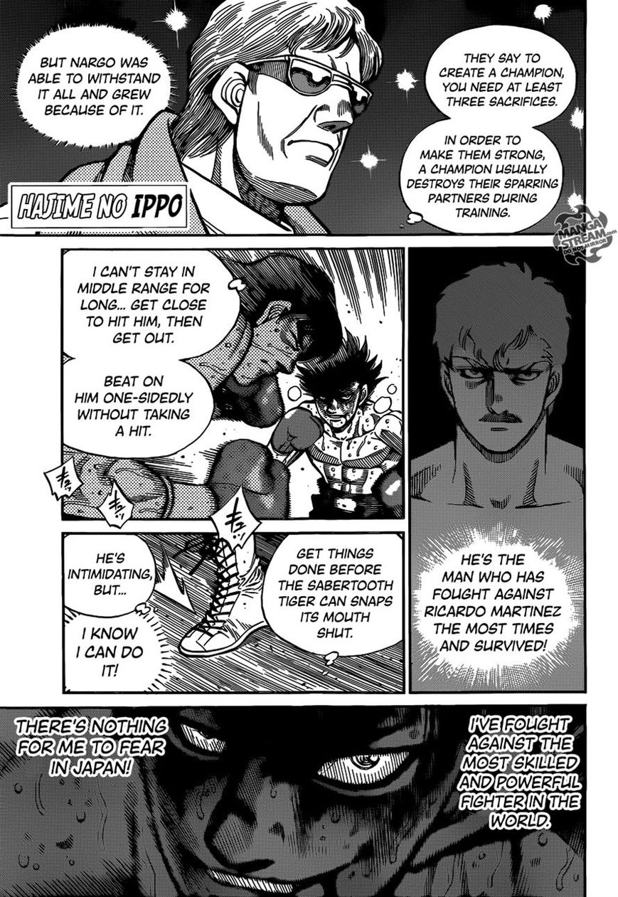 Hajime no Ippo – The First Step chapter 1089 page 1