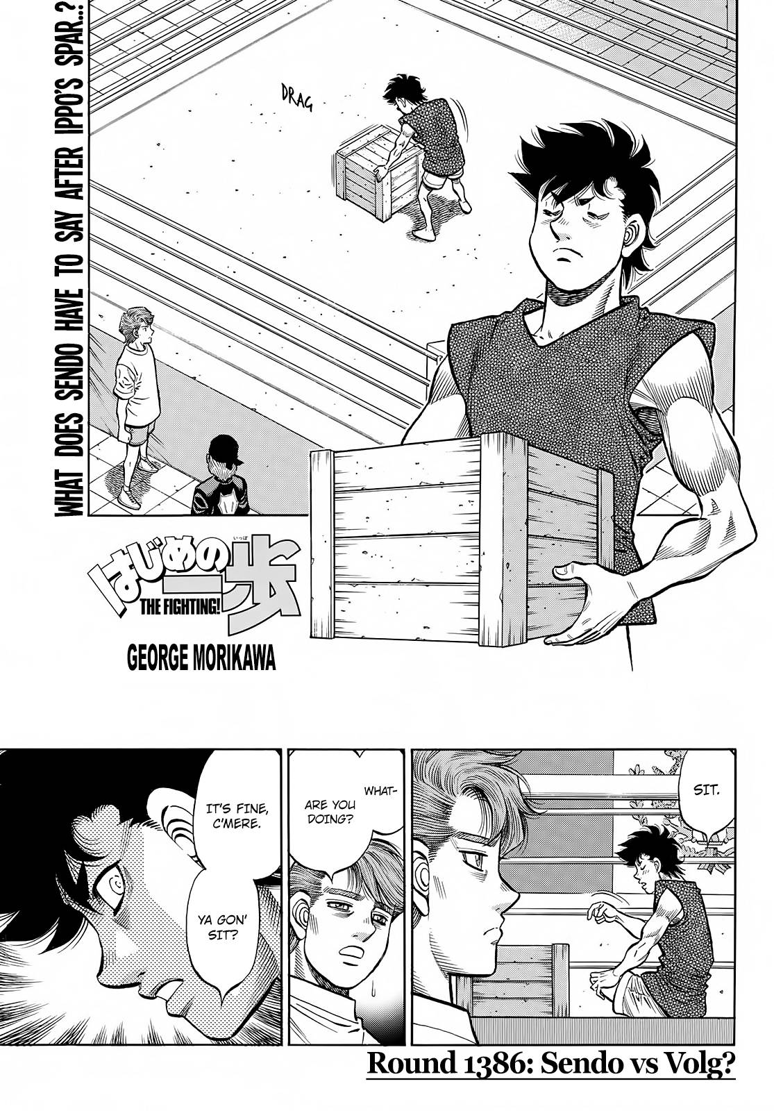 Hajime no Ippo – The First Step chapter 1386 page 1