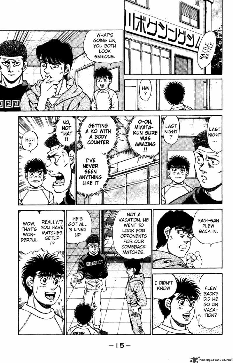 Hajime no Ippo – The First Step chapter 206 page 15