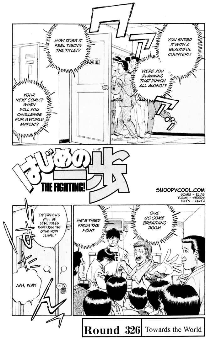 Hajime no Ippo – The First Step chapter 326 page 1