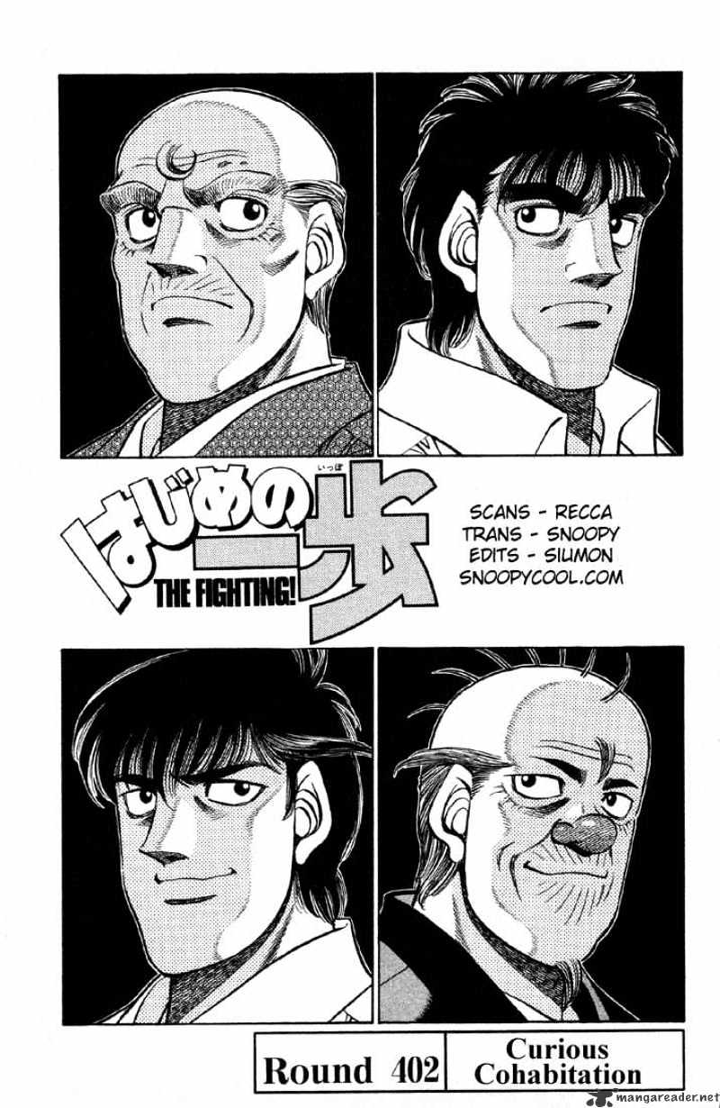 Hajime no Ippo – The First Step chapter 402 page 1