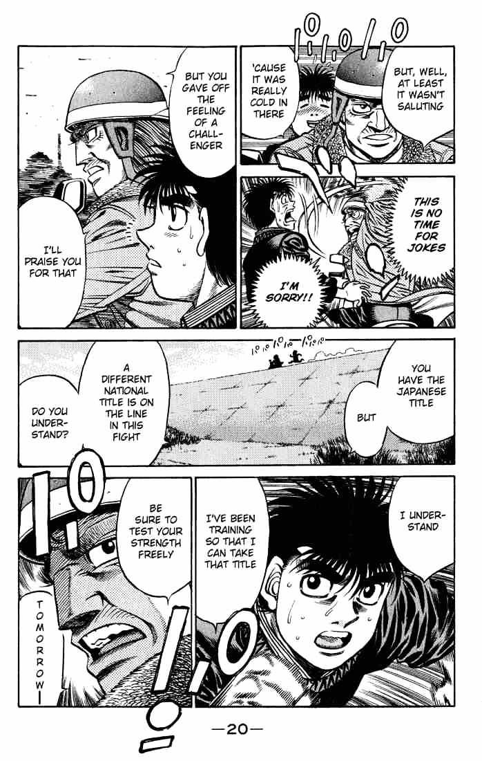 Hajime no Ippo – The First Step chapter 425 page 20