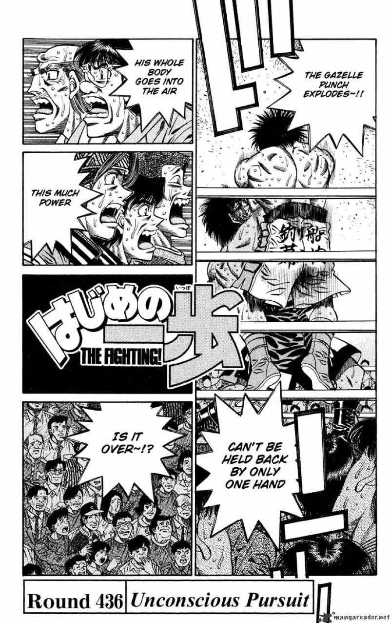 Hajime no Ippo – The First Step chapter 436 page 1