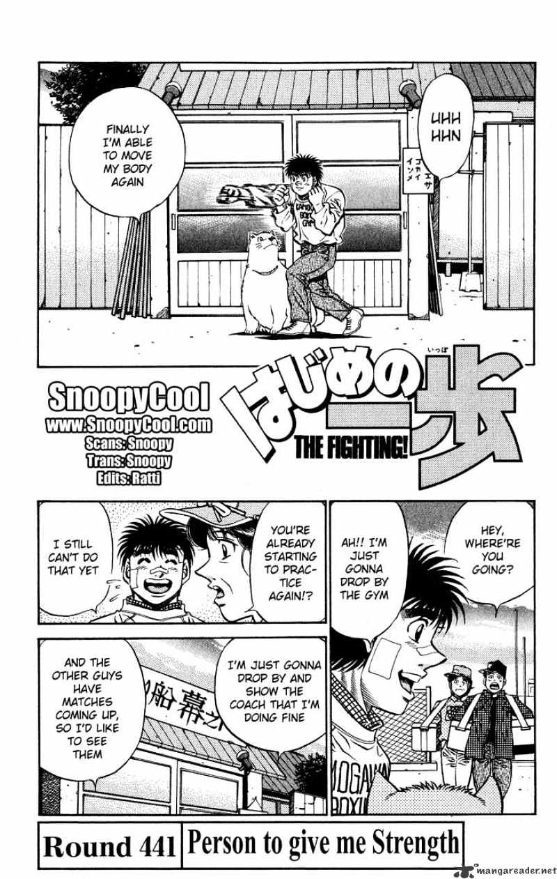 Hajime no Ippo – The First Step chapter 441 page 1