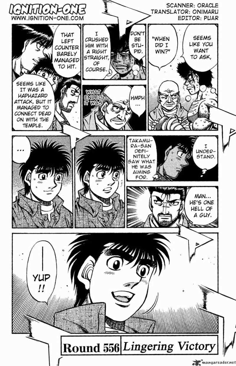 Hajime no Ippo – The First Step chapter 556 page 2