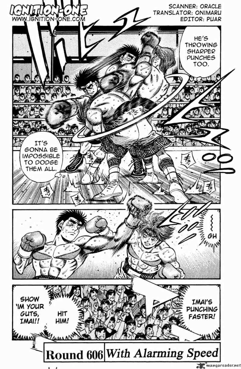 Hajime no Ippo – The First Step chapter 606 page 2