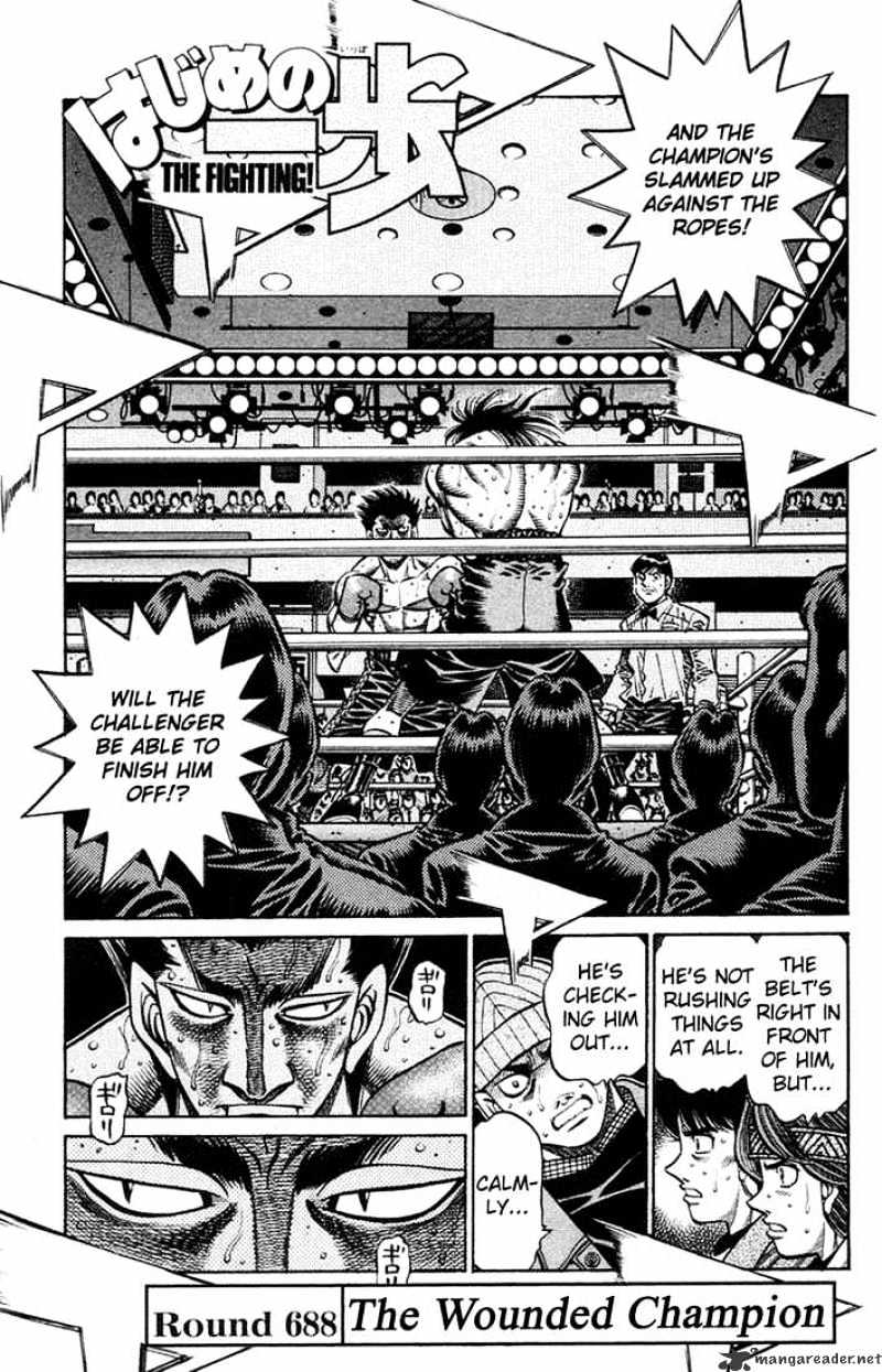 Hajime no Ippo – The First Step chapter 688 page 1