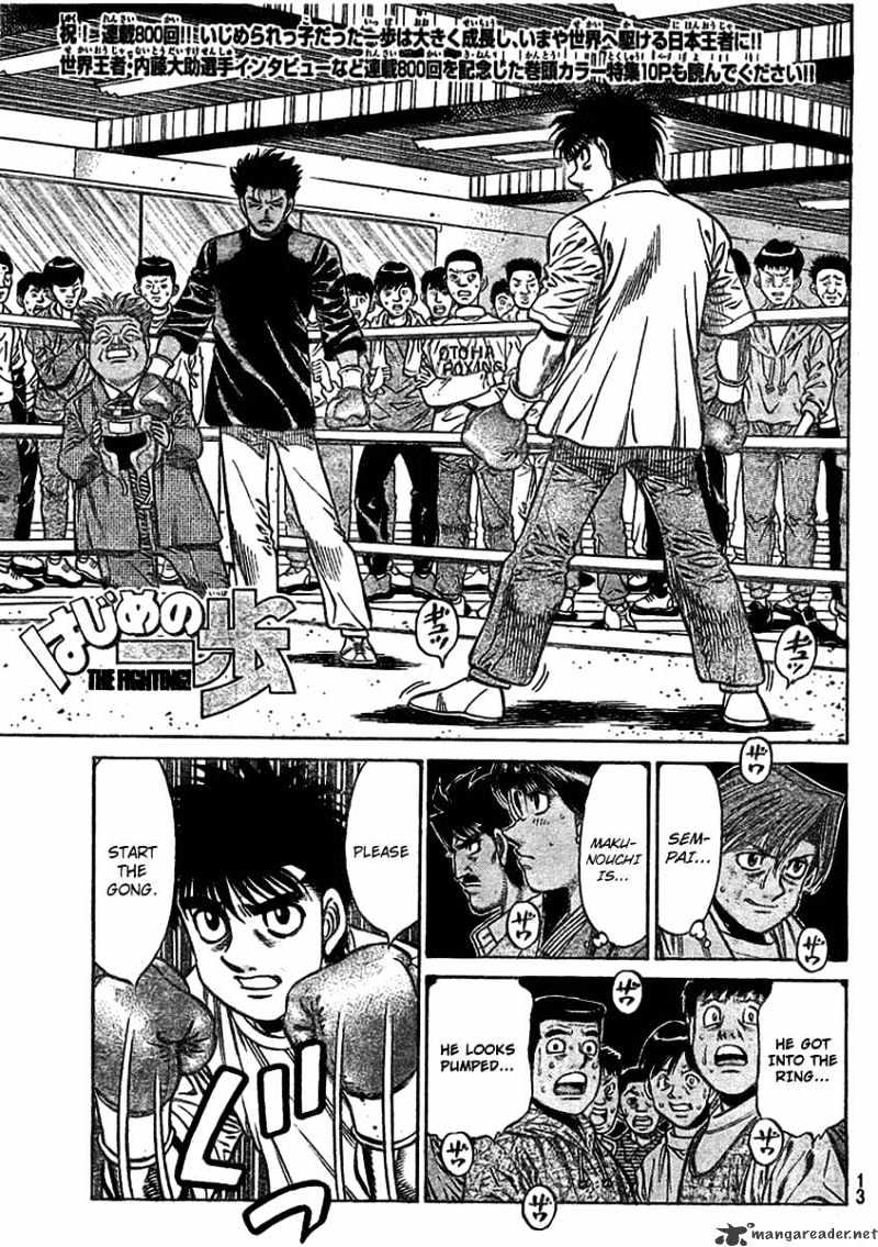 Hajime no Ippo – The First Step chapter 800 page 1