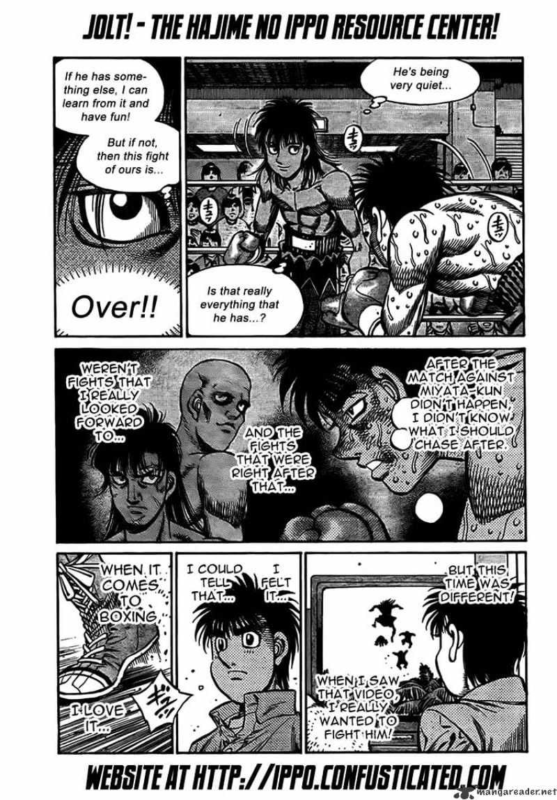 Hajime no Ippo – The First Step chapter 883 page 10