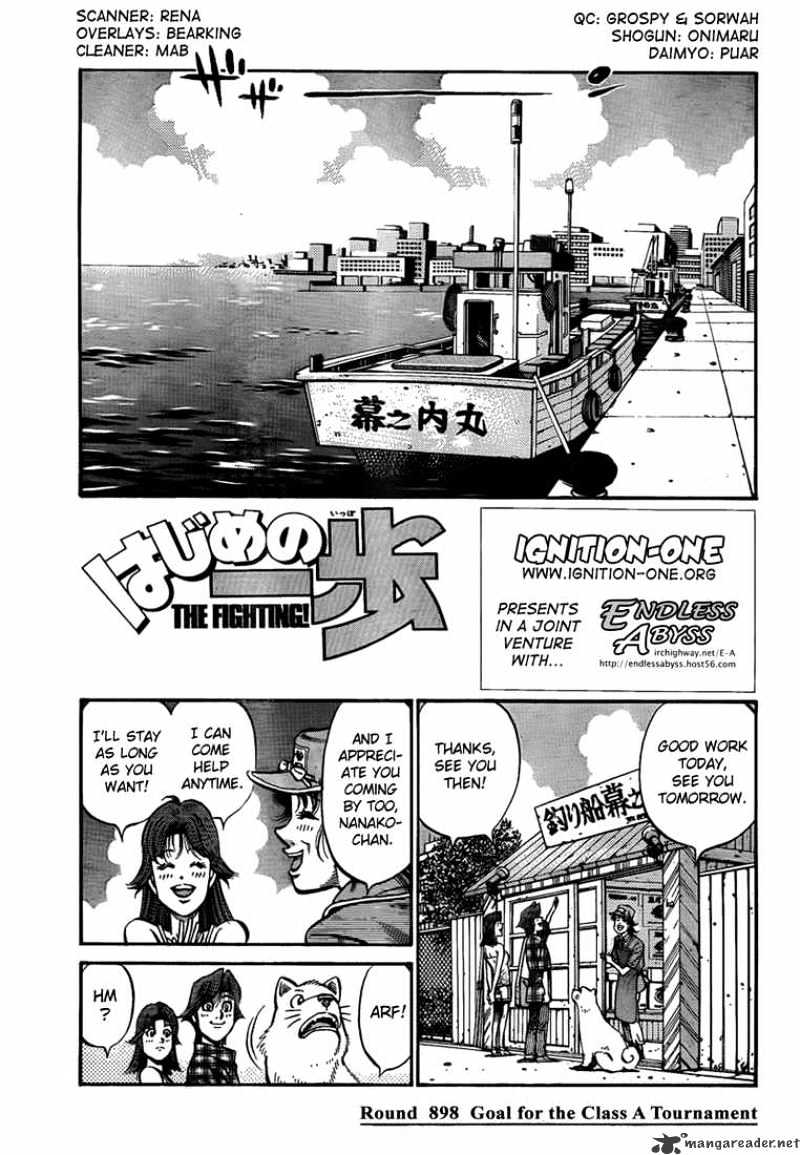 Hajime no Ippo – The First Step chapter 898 page 1