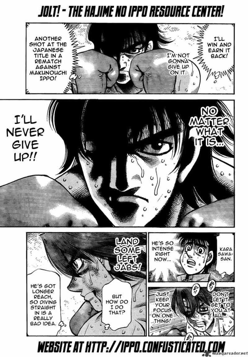 Hajime no Ippo – The First Step chapter 907 page 8