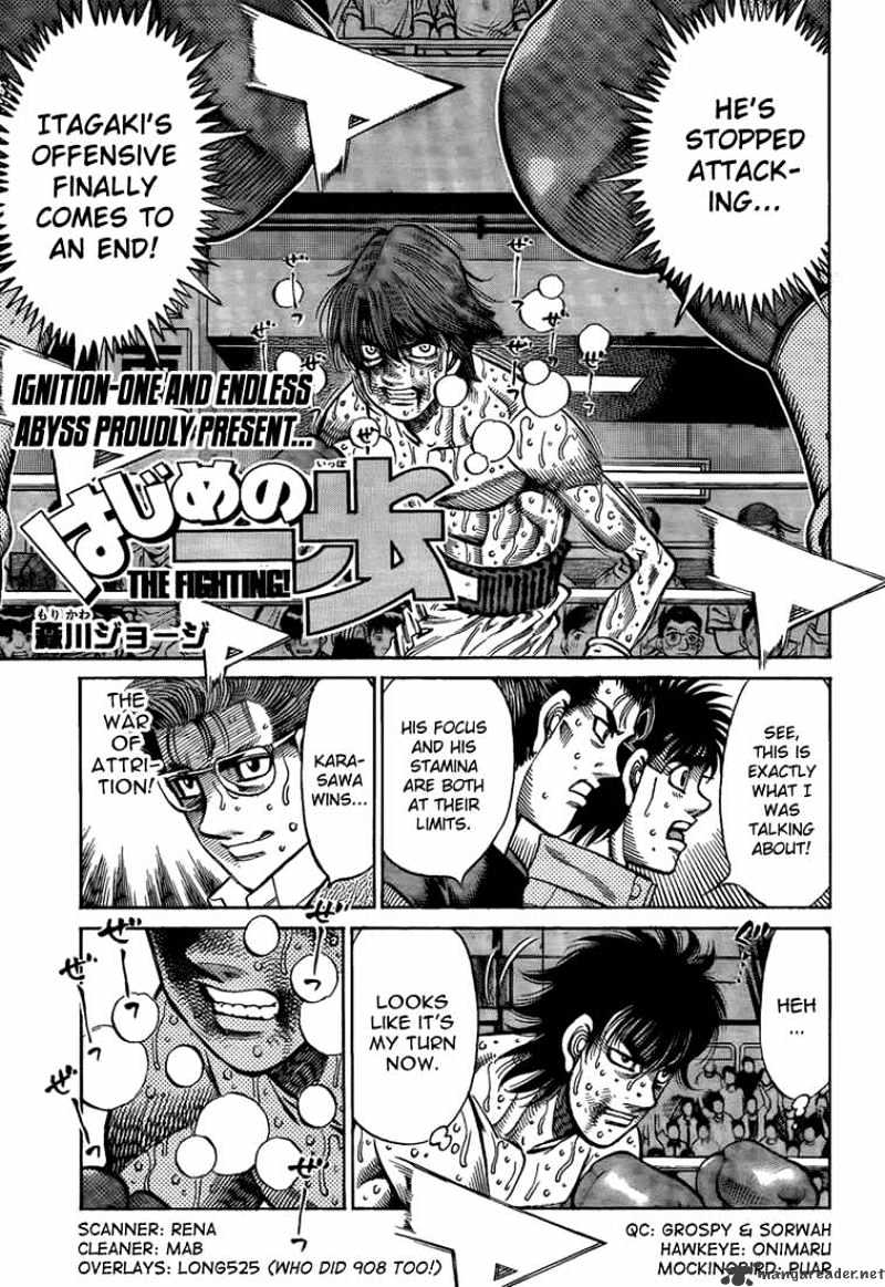 Hajime no Ippo – The First Step chapter 910 page 3