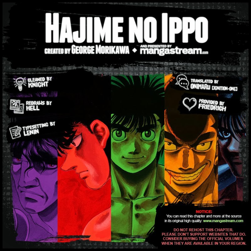 Hajime no Ippo chapter 1031 page 1